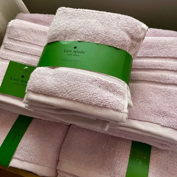 ♠️KATE SPADE Lavender Bath Towel Set 🛁 NWT🛁 - Picture 11 of 15
